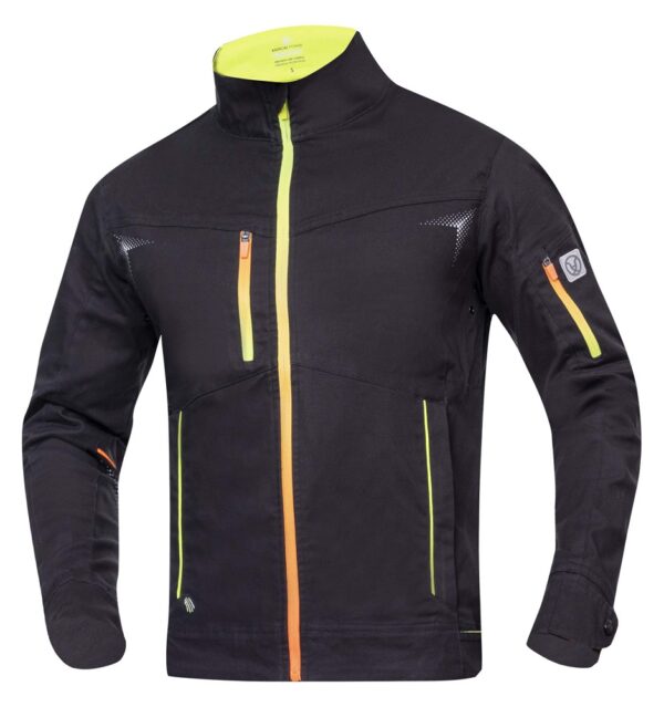 Arbeitsjacke ARDON®CREATRON® schwarz-neon - Image 2