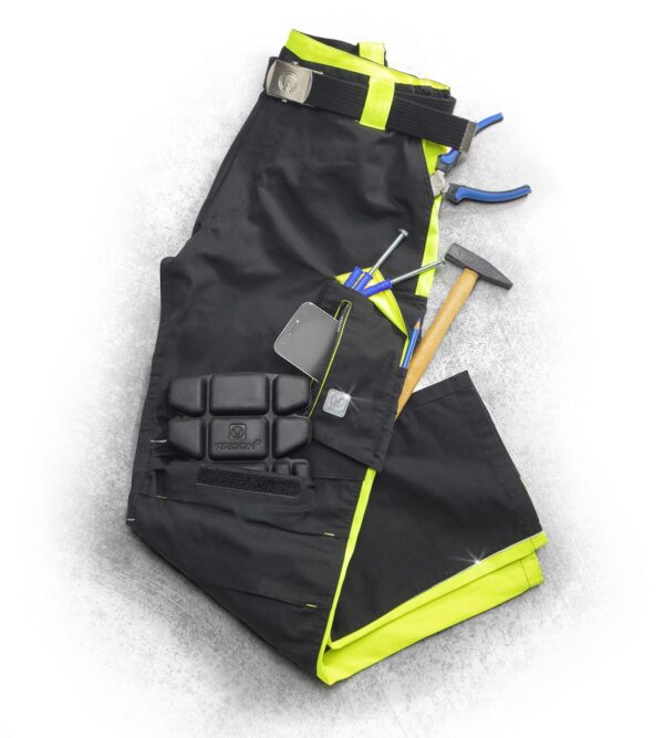 Bundhose ARDON®NEON schwarz-gelb verkürzt - Image 5